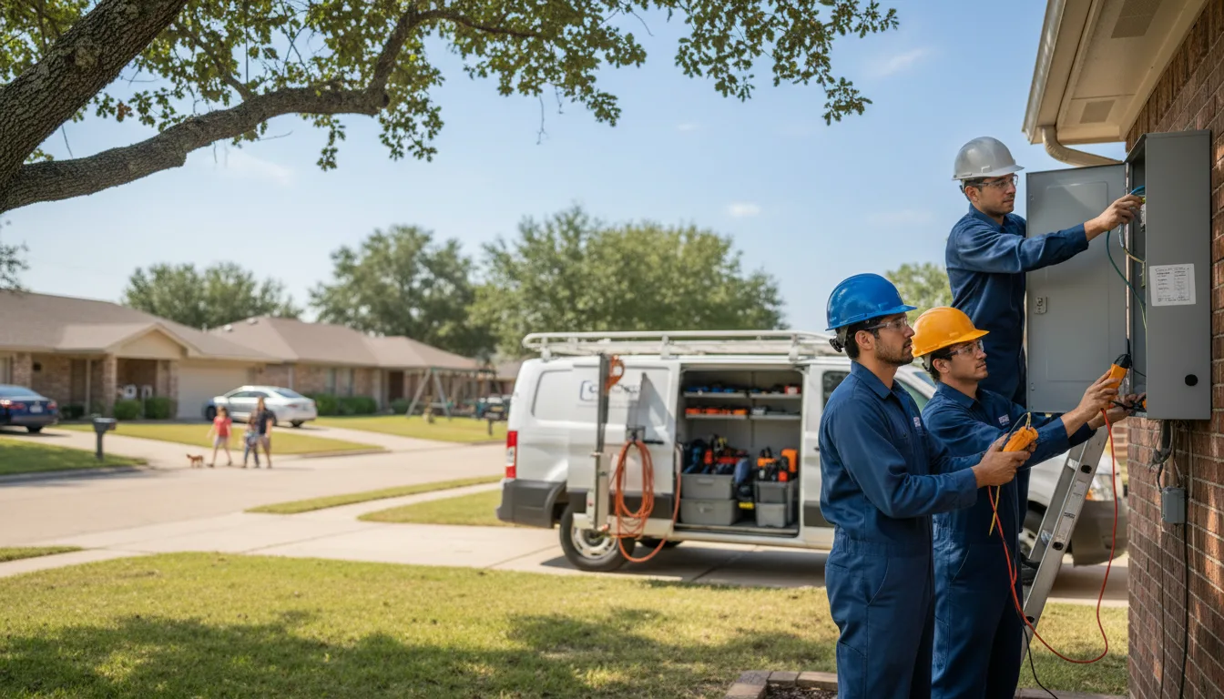 Certified electrician providing emergency electrical services in Andale, KS